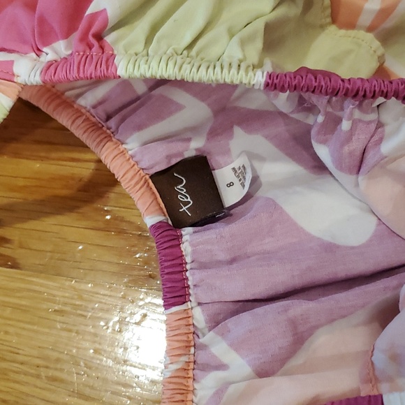 Tea Collection Ruffle Neck Dress Girls 8 - Picture 5 of 5